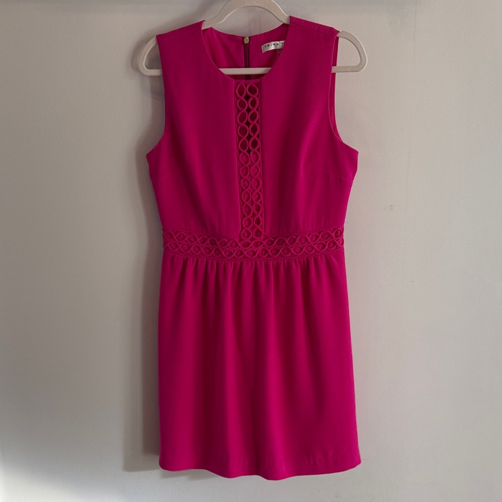 Trina Turk Vibrant Pink Strapless Dress - Picture 3 of 4